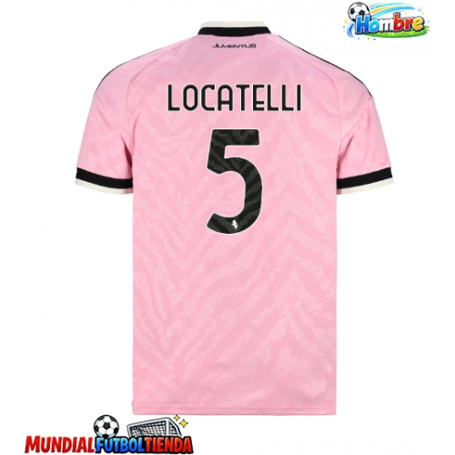 Camiseta Juventus Manuel Locatelli #5 Segunda Equipación Replica 2026-27 mangas cortas